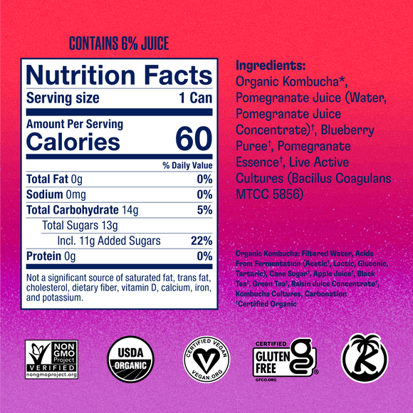 Fab Four Variety Pack in Cans Kombucha in cans Health-Ade