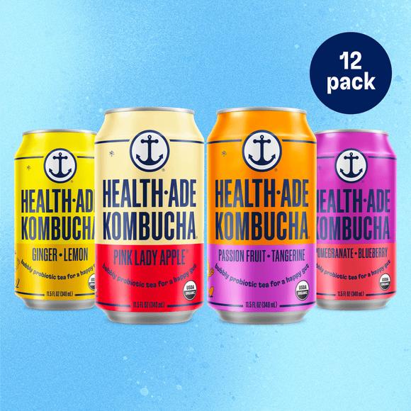 Fab Four Variety Pack in Cans Kombucha in cans Health-Ade