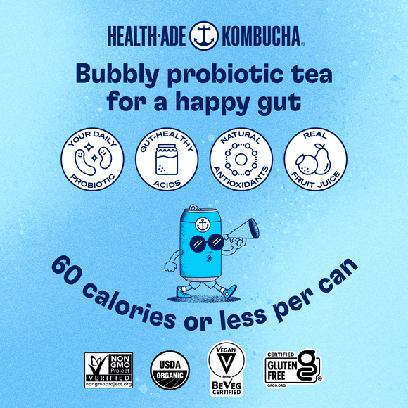 Pink Lady Apple® in DODGERS Cans Kombucha in cans Health-Ade