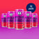 Pomegranate Blueberry in cans Kombucha in cans Health-Ade