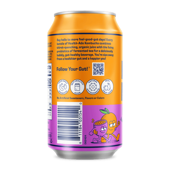 Passion Fruit-Tangerine Kombucha in Cans Kombucha in cans Health-Ade
