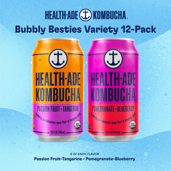 Bubbly Besties Variety Pack in Cans Kombucha in cans Health-Ade