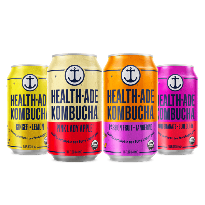 Fab Four Variety Pack in Cans Kombucha in cans Health-Ade  Fab Four Variety Pack in Cans Kombucha in cans Health-Ade