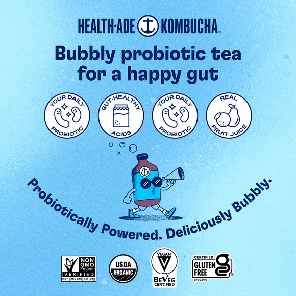 Ginger-Lemon Kombucha Kombucha Health-Ade