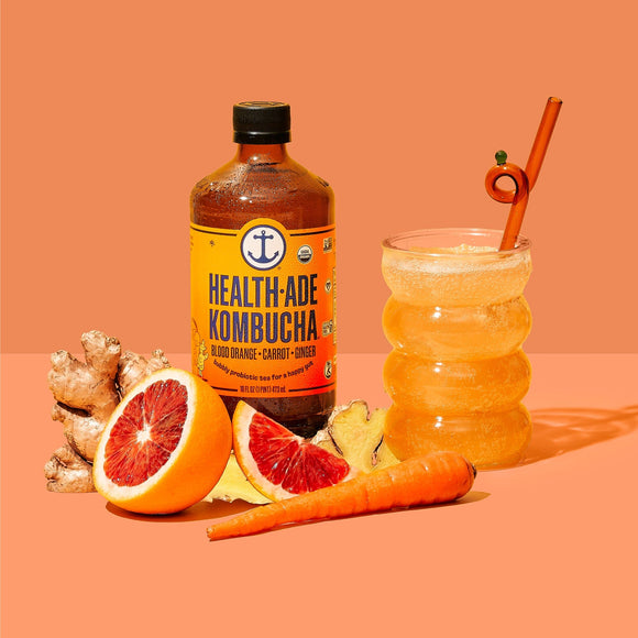 Blood Orange-Carrot-Ginger Kombucha Kombucha Health-Ade