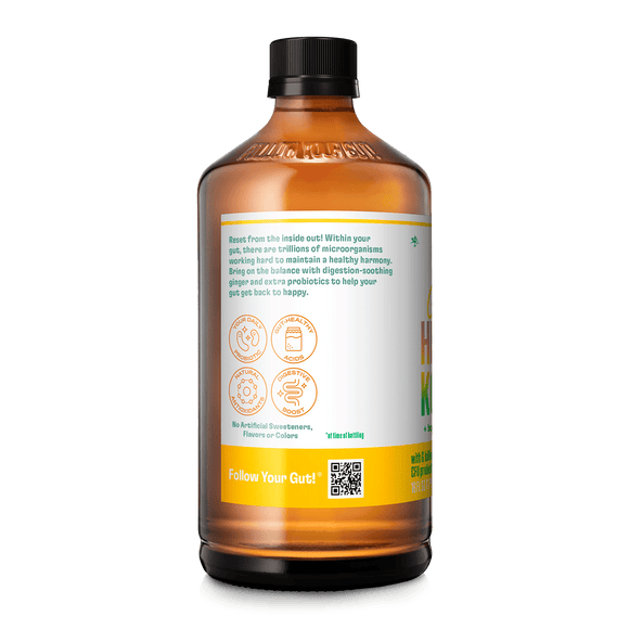Ginger Pineapple Belly Reset Glow Up Kombucha Health-Ade