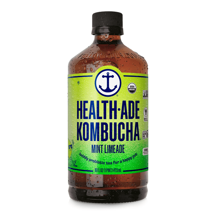 Mint Limeade Kombucha Kombucha Health-Ade  Mint Limeade Kombucha Kombucha Health-Ade