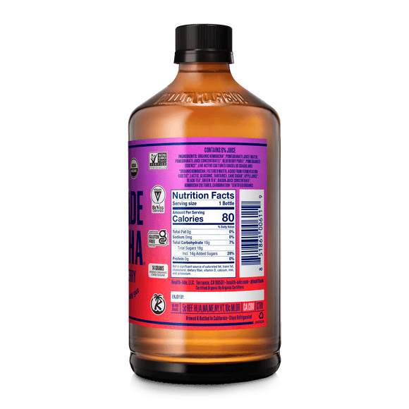 Pomegranate Blueberry Kombucha Health-Ade