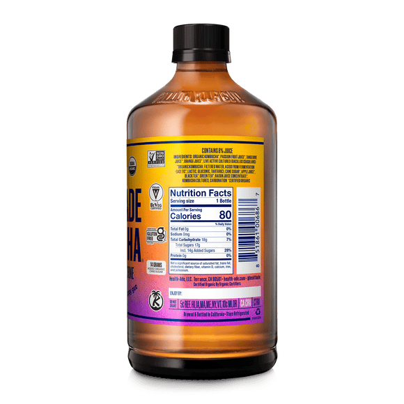 Passion Fruit-Tangerine Kombucha Kombucha Health-Ade