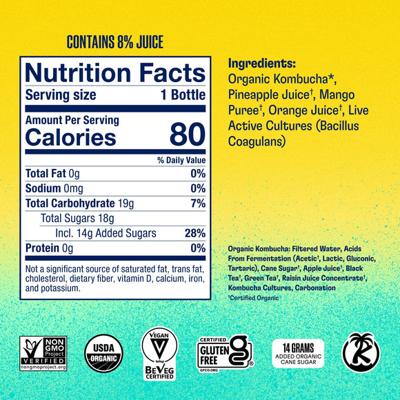 Tropical Variety Pack Kombucha Health-Ade