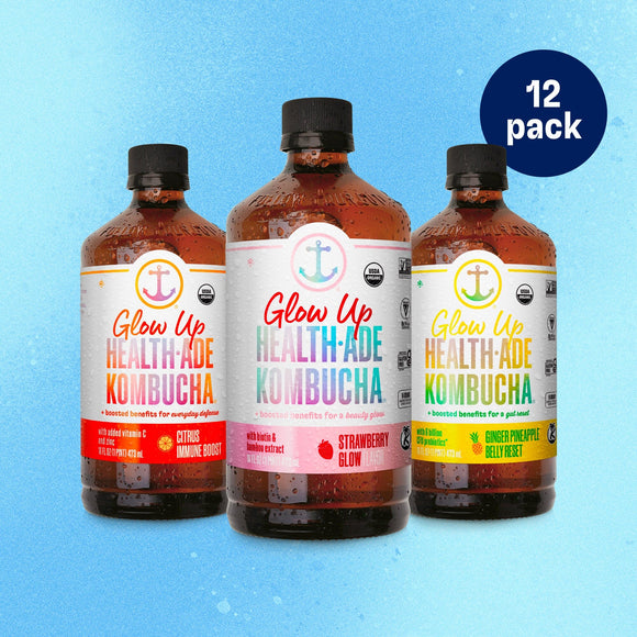 Glow Up Variety Pack Glow Up Kombucha Health-Ade
