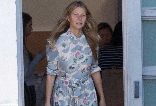 Flower Power! Gwyneth Paltrow's Darling Floral Dress Catches the Wind as She Hurries Through LA on a Juice Run