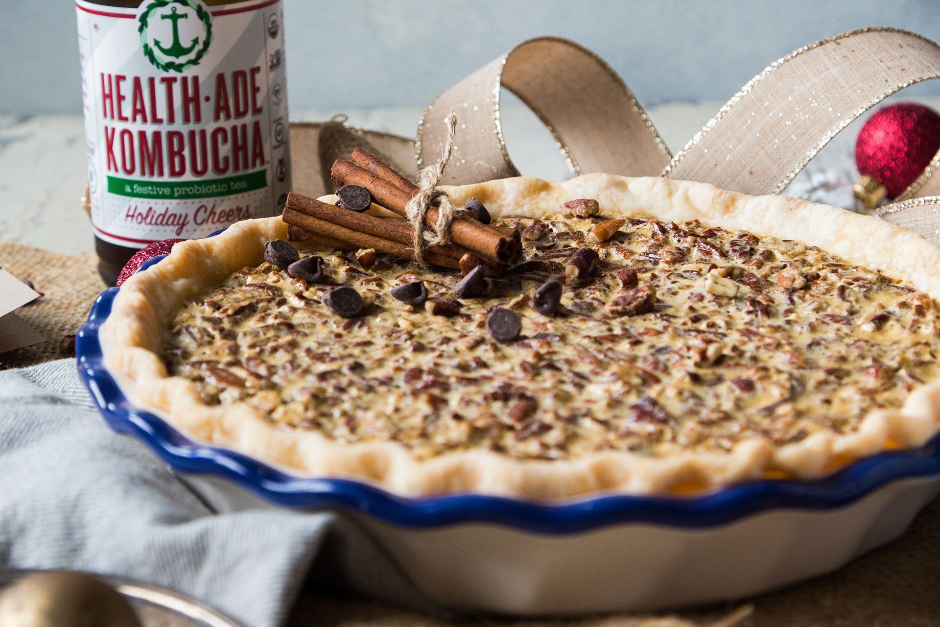 Holiday Cheers Pecan Pie