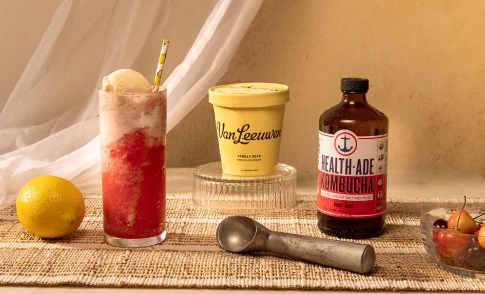 Kombucha Floats Are The Perfect July Fourth Treat — Here's How To Make 'Em