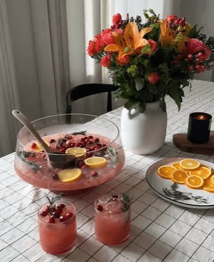 Holiday Pomegranate Punch