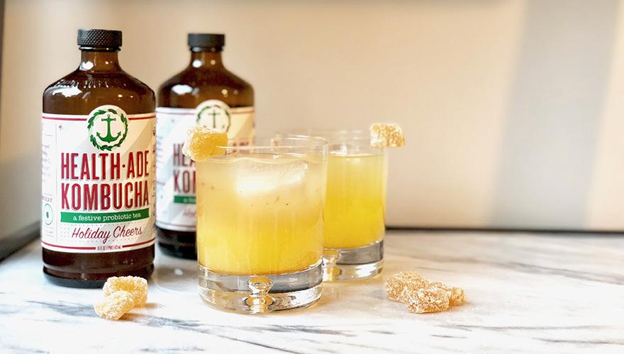 'Tis the Season With This Festive Kombucha Mocktail