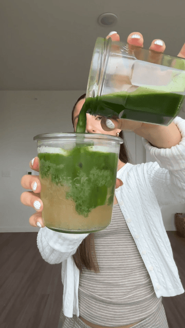 Iced Matcha Cream Soda