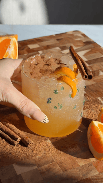 Orange Ginger Spice Fizz