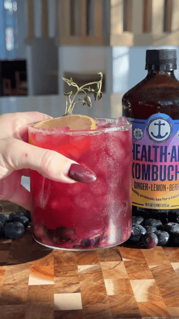 Ginger Lemon Berry Garden Spritz