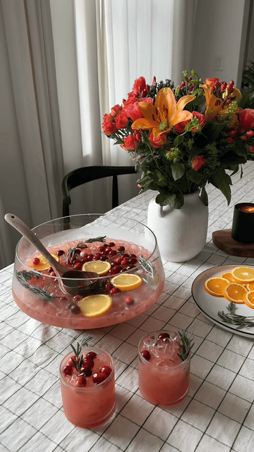 Holiday Pomegranate Punch