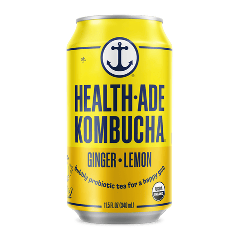 Ginger-Lemon Kombucha in Cans Kombucha in cans Health-Ade 