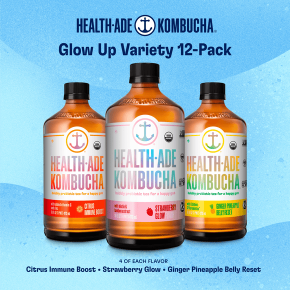 Glow Up Variety Pack Glow Up Kombucha Health-Ade 