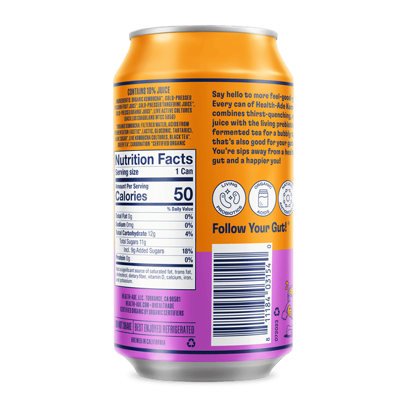 Passion Fruit-Tangerine Kombucha in Cans Kombucha in cans Health-Ade 