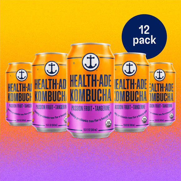 Passion Fruit-Tangerine Kombucha in Cans Kombucha in cans Health-Ade 