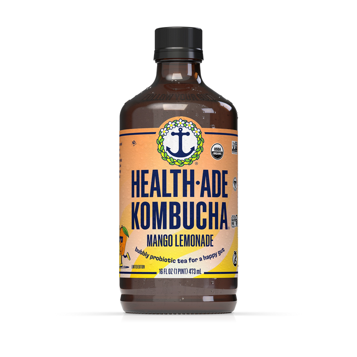 Mango Lemonade Kombucha Health-Ade 