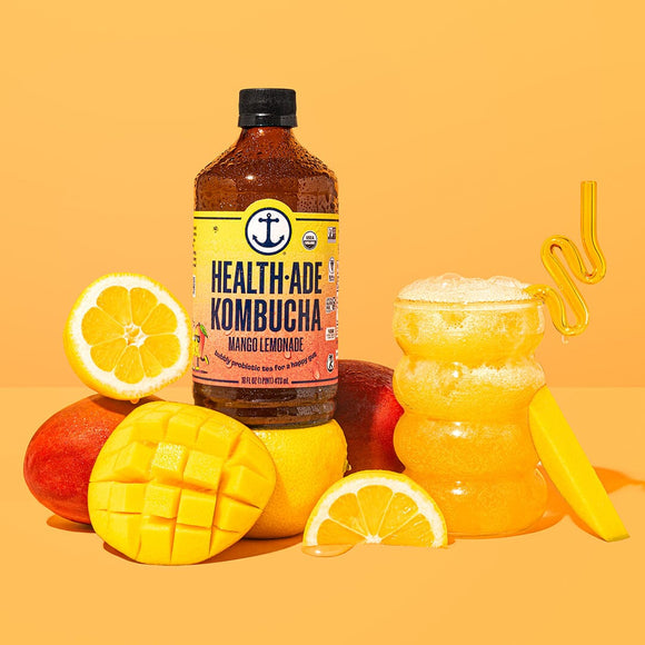 Mango Lemonade Kombucha Health-Ade 