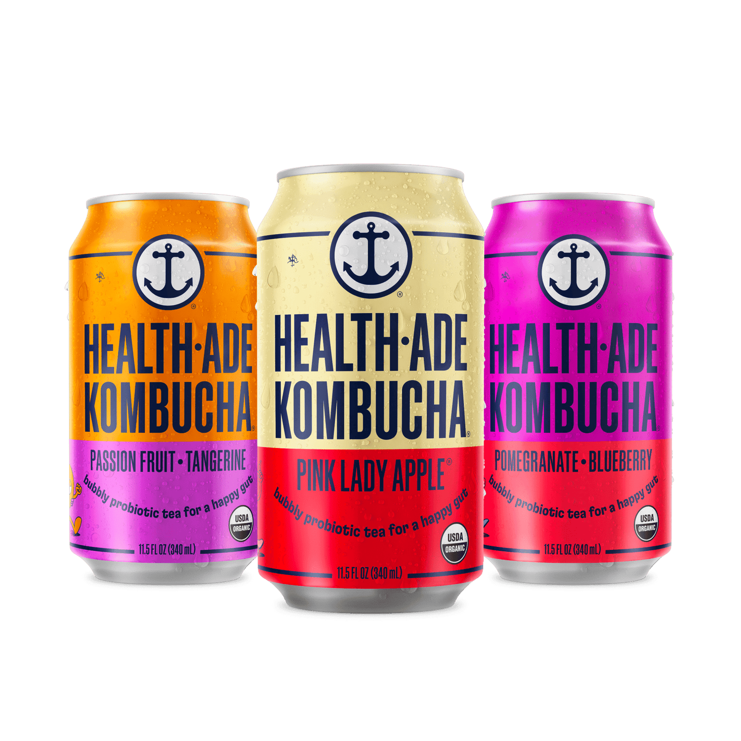Fruity Favorites Variety Pack in Cans Kombucha in cans Health-Ade 