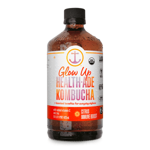 Citrus Immune Boost Glow Up Kombucha Health-Ade 