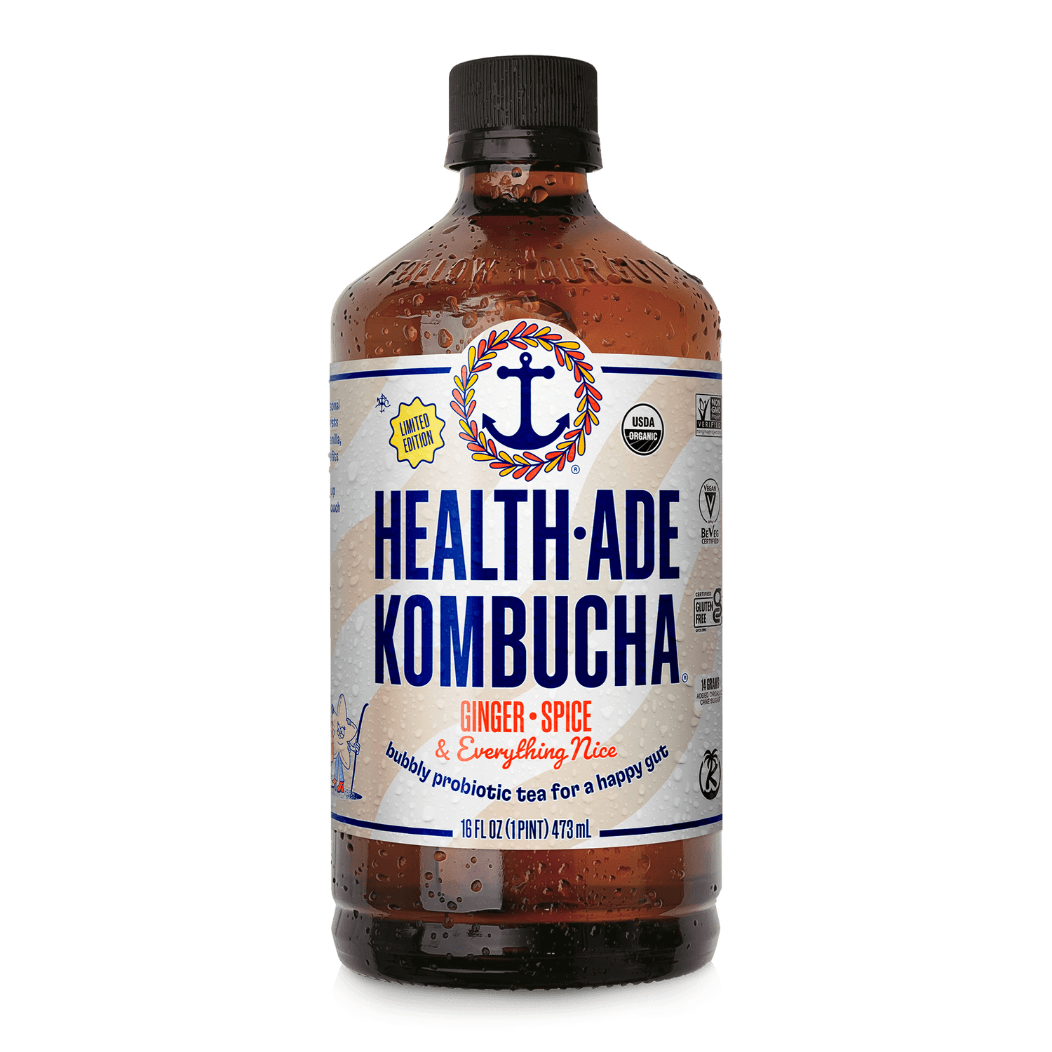 Ginger Spice and Everything Nice Kombucha Health-Ade 