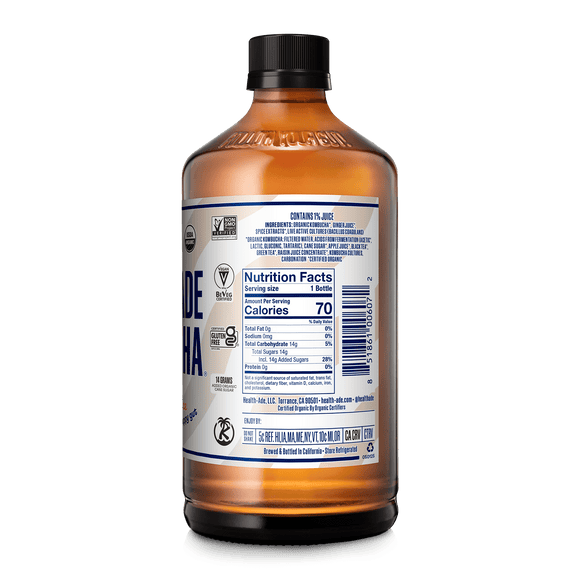 Ginger Spice and Everything Nice Kombucha Health-Ade 