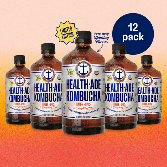 Ginger Spice and Everything Nice Kombucha Health-Ade 