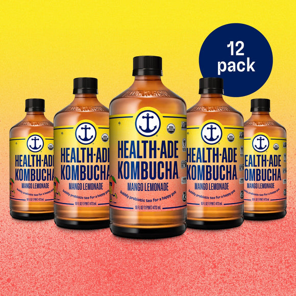Mango Lemonade Kombucha Health-Ade 