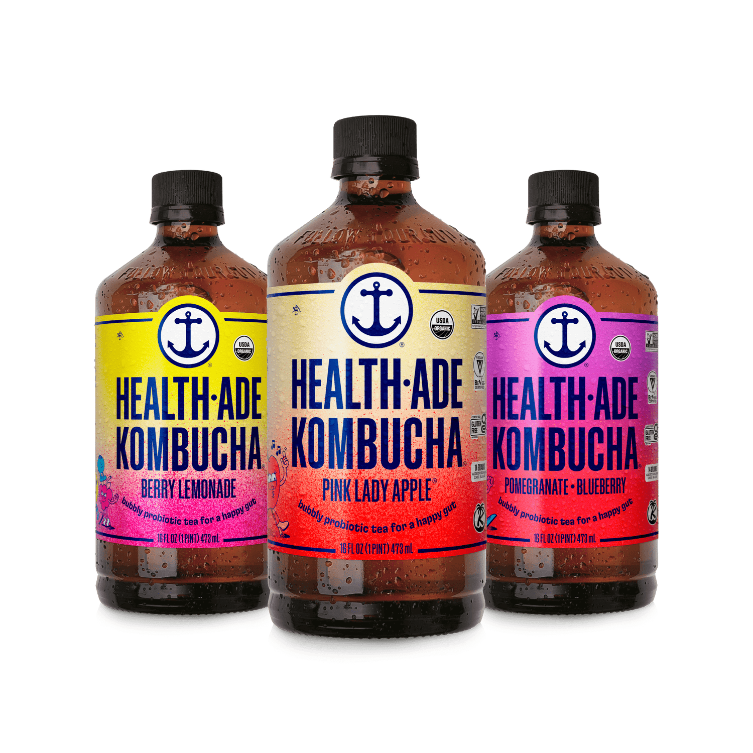 Fan Favorite Variety Pack Kombucha Health-Ade 