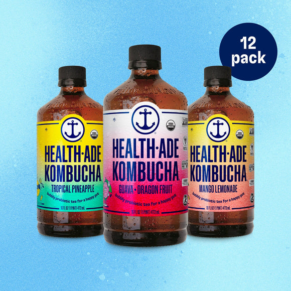 Tropical Variety Pack Kombucha Health-Ade 