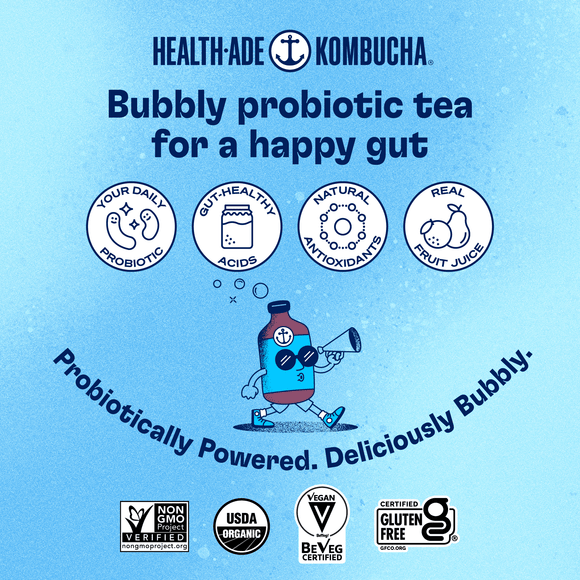 Pomegranate Blueberry Kombucha Health-Ade 