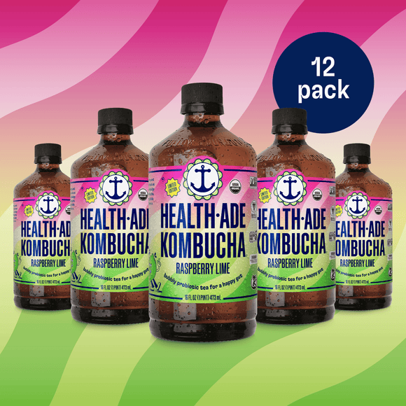 Raspberry Lime Kombucha Health-Ade 