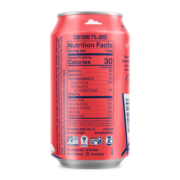Strawberry Vanilla - SunSip SunSip by Health-Ade Health-Ade 