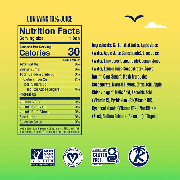 Lemon Lime - SunSip Soda with Benefits
