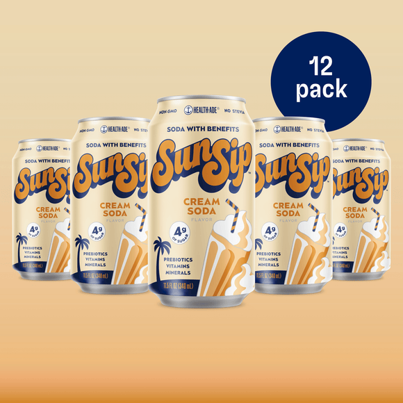 SunSip Cream Soda 12 pack. 