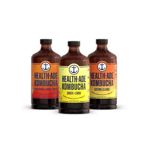 Ginger Lovers Immunity Variety Pack Kombucha Health-Ade 